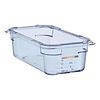 Araven ABS Gastronorm Container 1/3 100 mm Blue-Transparent Araven ABS Gastronorm Container 1/3 100 mm Blue-Transparent