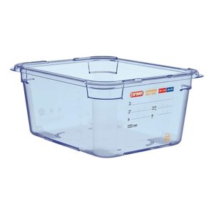 Araven ABS Gastronorm Container 1/2 150 mm Blue-Transparent