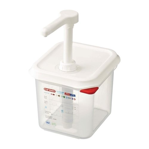 Araven Dyspenser do sosów GN | 2,6L - GN 1/6 Araven Dyspenser do sosów GN | 2,6L - GN 1/6