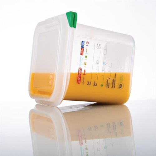 Araven Polypropylene Food Container with a Lid 1/6, 150 mm, Transparent (Pack of 4) Araven Polypropylene Food Container with a Lid 1/6, 150 mm, Transparent (Pack of 4)