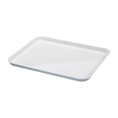 XXLselect Polyester Rectangular Serving Tray 350 x 460 mm White