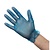 Vogue Vinyl Disposable Gloves, Size L, Powdered, Blue (Pack of 100)