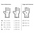 Vogue Vinyl Disposable Gloves, Size L, Powder-Free (Pack of 100)