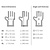 XXLselect Latex Disposable Gloves, Size L, Powder-Free (Pack of 100)