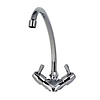 XXLselect Double Handle Deck Mounted Kitchen Faucet with Spout 300 mm