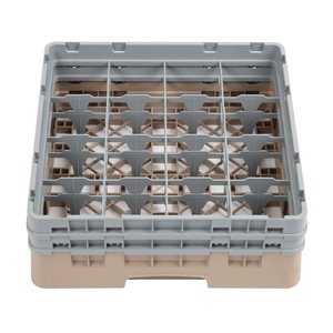 XXLselect Beige Dishwasher Glasses Basket 16 compartments / 500 x 500 x 184 mm XXLselect Beige Dishwasher Glasses Basket 16 compartments / 500 x 500 x 184 mm
