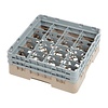 XXLselect Beige Dishwasher Glasses Basket 16 compartments / 500 x 500 x 184 mm