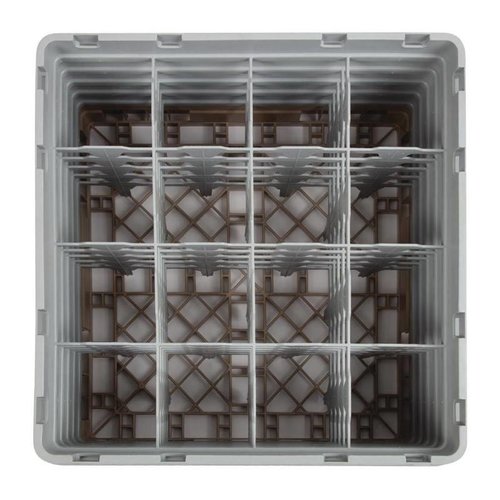 XXLselect Beige Dishwasher Glasses Basket 16 compartments / 500 x 500 x 308 mm XXLselect Beige Dishwasher Glasses Basket 16 compartments / 500 x 500 x 308 mm