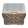 XXLselect Beige Dishwasher Glasses Basket 16 compartments / 500 x 500 x 308 mm