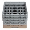XXLselect Kosz do zmywarki na szkło 16 przegród / 500 x 500 x 349 mm, beżowy