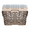 XXLselect Beige Dishwasher Glasses Basket 25 compartments / 500 x 500 x 184 mm
