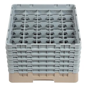 XXLselect Beige Dishwasher Glasses Basket 36 compartments / 500 x 500 x 349 mm XXLselect Beige Dishwasher Glasses Basket 36 compartments / 500 x 500 x 349 mm