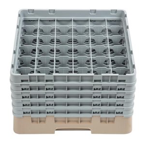 XXLselect Beige Dishwasher Glasses Basket 36 compartments / 500 x 500 x 308 mm XXLselect Beige Dishwasher Glasses Basket 36 compartments / 500 x 500 x 308 mm