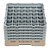 XXLselect Kosz do zmywarki na szkło 36 przegród / 500 x 500 x 308 mm, beżowy