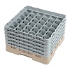 XXLselect Kosz do zmywarki na szkło 36 przegród / 500 x 500 x 308 mm, beżowy