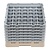 XXLselect Kosz do zmywarki na szkło 36 przegród / 500 x 500 x 349 mm, beżowy