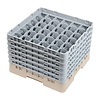 XXLselect Kosz do zmywarki na szkło 36 przegród / 500 x 500 x 349 mm, beżowy