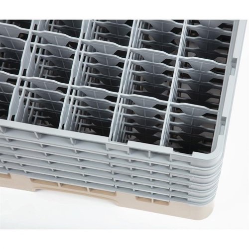 XXLselect Beige Dishwasher Glasses Basket 36 compartments / 500 x 500 x 349 mm XXLselect Beige Dishwasher Glasses Basket 36 compartments / 500 x 500 x 349 mm