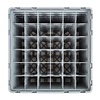 XXLselect Kosz do zmywarki na szkło 36 przegród / 500 x 500 x 349 mm, beżowy