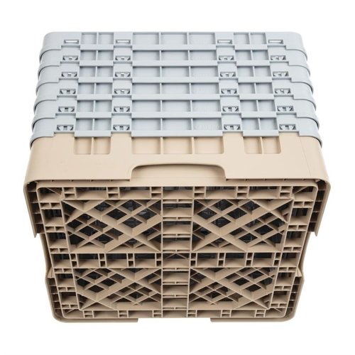 XXLselect Beige Dishwasher Glasses Basket 36 compartments / 500 x 500 x 349 mm XXLselect Beige Dishwasher Glasses Basket 36 compartments / 500 x 500 x 349 mm