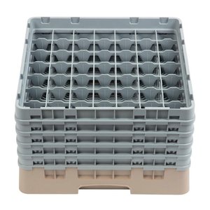 XXLselect Beige Dishwasher Glasses Basket 49 compartments / 500 x 500 x 308 mm XXLselect Beige Dishwasher Glasses Basket 49 compartments / 500 x 500 x 308 mm
