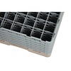 XXLselect Kosz do zmywarki na szkło 49 przegród / 500 x 500 x 349 mm, beżowy