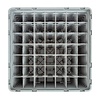 XXLselect Kosz do zmywarki na szkło 49 przegród / 500 x 500 x 349 mm, beżowy