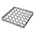Cambro Nadstawa do kosza na szkło 36 przegród / 500 x 500 x 51 mm, szara
