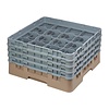 Cambro Kosz do zmywarki na szkło 16 przegród / 500 x 500 x 267 mm, beżowy