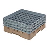 Cambro Kosz do zmywarki na szkło 49 przegród / 500 x 500 x 225 mm, beżowy