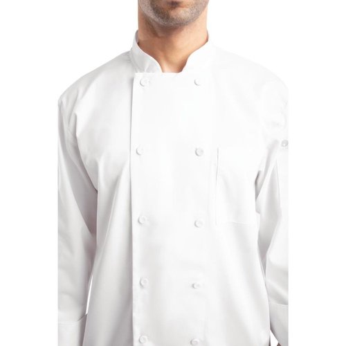 Chef Works Calgary Long Sleeve Cool Vent Unisex Chefs Jacket White S Chef Works Calgary Long Sleeve Cool Vent Unisex Chefs Jacket White S