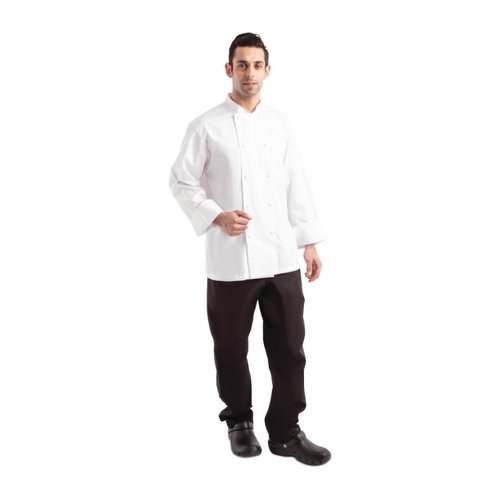 Chef Works Calgary Long Sleeve Cool Vent Unisex Chefs Jacket White M Chef Works Calgary Long Sleeve Cool Vent Unisex Chefs Jacket White M