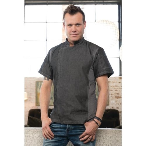 Chef Works Urban Koszula kucharska Urban Delancey | krótki rękaw | denim | rozmiary XS-XL