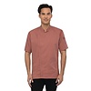 Chef Works Urban Chef Works Unisex Springfield Lightweight Short Sleeve Zipper Coat Brick Size M