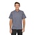 Chef Works Urban Chef Works Unisex Springfield Lightweight Short Sleeve Zipper Coat Ink Blue Size L