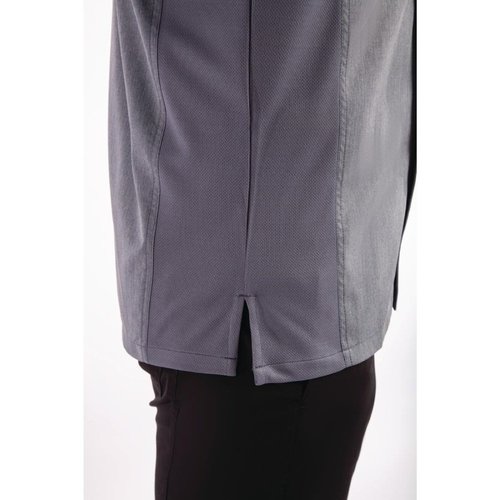 Chef Works Urban Chef Works Unisex Springfield Lightweight Short Sleeve Zipper Coat Ink Blue Size XL Chef Works Urban Chef Works Unisex Springfield Lightweight Short Sleeve Zipper Coat Ink Blue Size XL