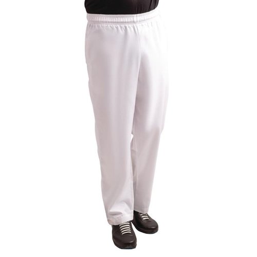 Whites Chefs Clothing Whites Easyfit Trousers Teflon White L Whites Chefs Clothing Whites Easyfit Trousers Teflon White L