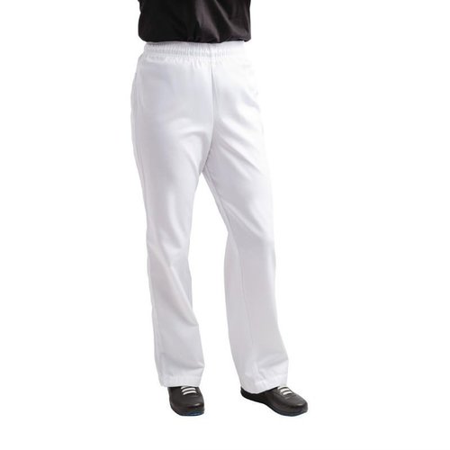 Whites Chefs Clothing Whites Easyfit Trousers Teflon White L Whites Chefs Clothing Whites Easyfit Trousers Teflon White L