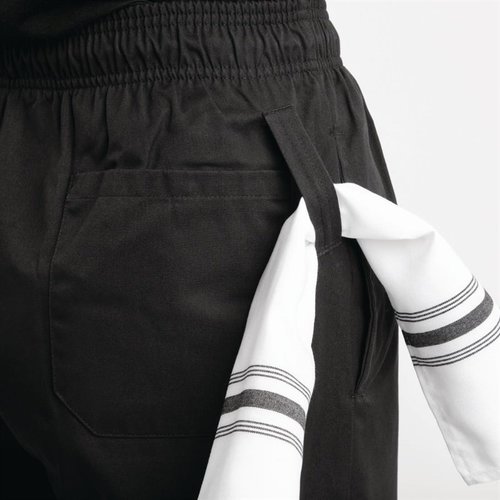 Whites Chefs Clothing Whites Easyfit Trousers Teflon Black XXL Whites Chefs Clothing Whites Easyfit Trousers Teflon Black XXL
