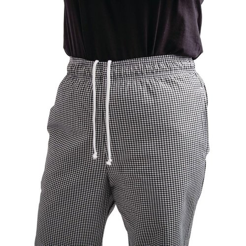 Whites Chefs Clothing Whites Easyfit Trousers Teflon Black Check S Whites Chefs Clothing Whites Easyfit Trousers Teflon Black Check S