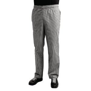 Whites Chefs Clothing Whites Easyfit Trousers Teflon Black Check L Whites Chefs Clothing Whites Easyfit Trousers Teflon Black Check L
