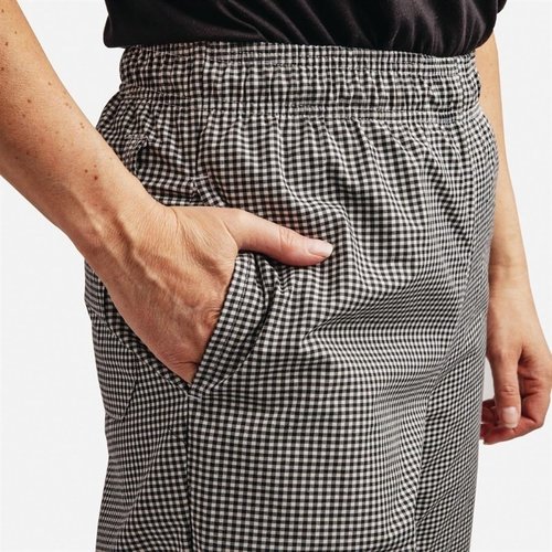 Whites Chefs Clothing Whites Easyfit Trousers Teflon Black Check XXL Whites Chefs Clothing Whites Easyfit Trousers Teflon Black Check XXL