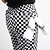 Whites Chefs Clothing Whites Easyfit Trousers Teflon Big Black Check S