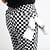 Whites Chefs Clothing Whites Easyfit Trousers Teflon Big Black Check L