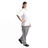 Whites Chefs Clothing Teflonowe spodnie Easyfit w czarną szachownicę | rozmiary XS-XXL Whites Chefs Clothing Teflonowe spodnie Easyfit w czarną szachownicę | rozmiary XS-XXL