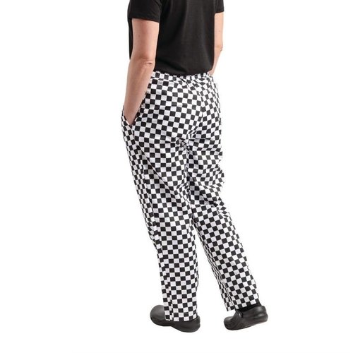 Whites Chefs Clothing Whites Easyfit Trousers Teflon Big Black Check XXL Whites Chefs Clothing Whites Easyfit Trousers Teflon Big Black Check XXL
