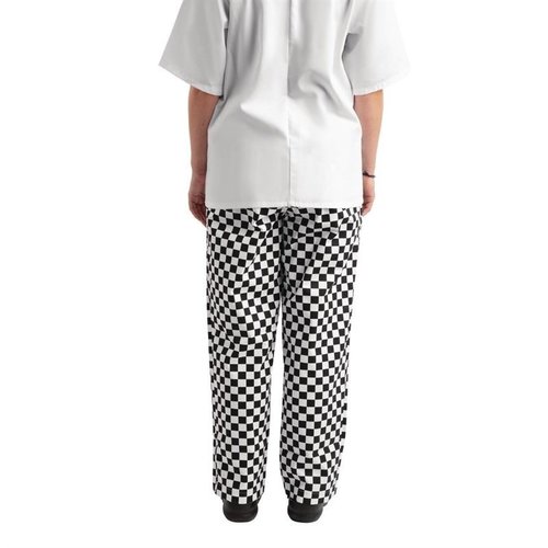 Whites Chefs Clothing Whites Easyfit Trousers Teflon Big Black Check XXL Whites Chefs Clothing Whites Easyfit Trousers Teflon Big Black Check XXL
