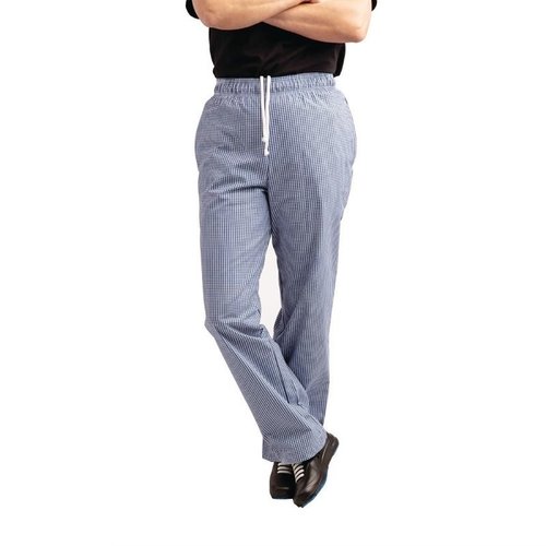 Whites Chefs Clothing Whites Easyfit Trousers Teflon Blue Check S Whites Chefs Clothing Whites Easyfit Trousers Teflon Blue Check S