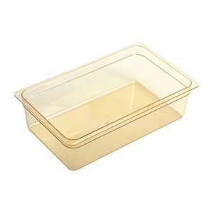 Cambro Pojemnik GN 1/1 150 mm z plastiku, transparentno-żółty, odporny na wysokie temperatury Cambro Pojemnik GN 1/1 150 mm z plastiku, transparentno-żółty, odporny na wysokie temperatury