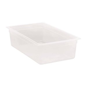Cambro Polypropylene Gastronorm Pan 1/1 150 mm, Transparent Cambro Polypropylene Gastronorm Pan 1/1 150 mm, Transparent